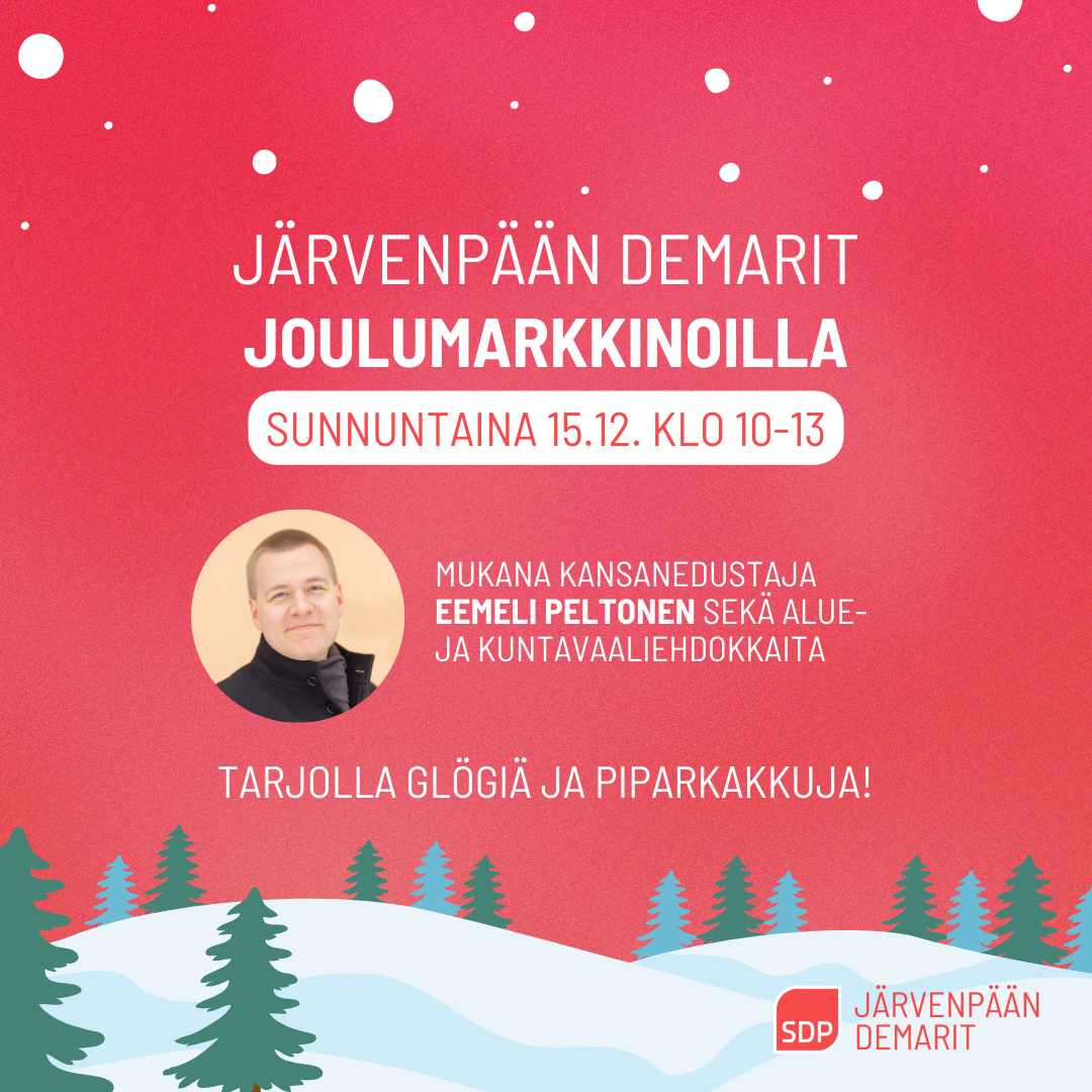 Joulumarkkinat 15.12. klo 10-13