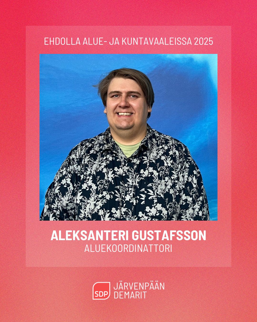 Ehdokasesittely: Aleksanteri Gustafsson