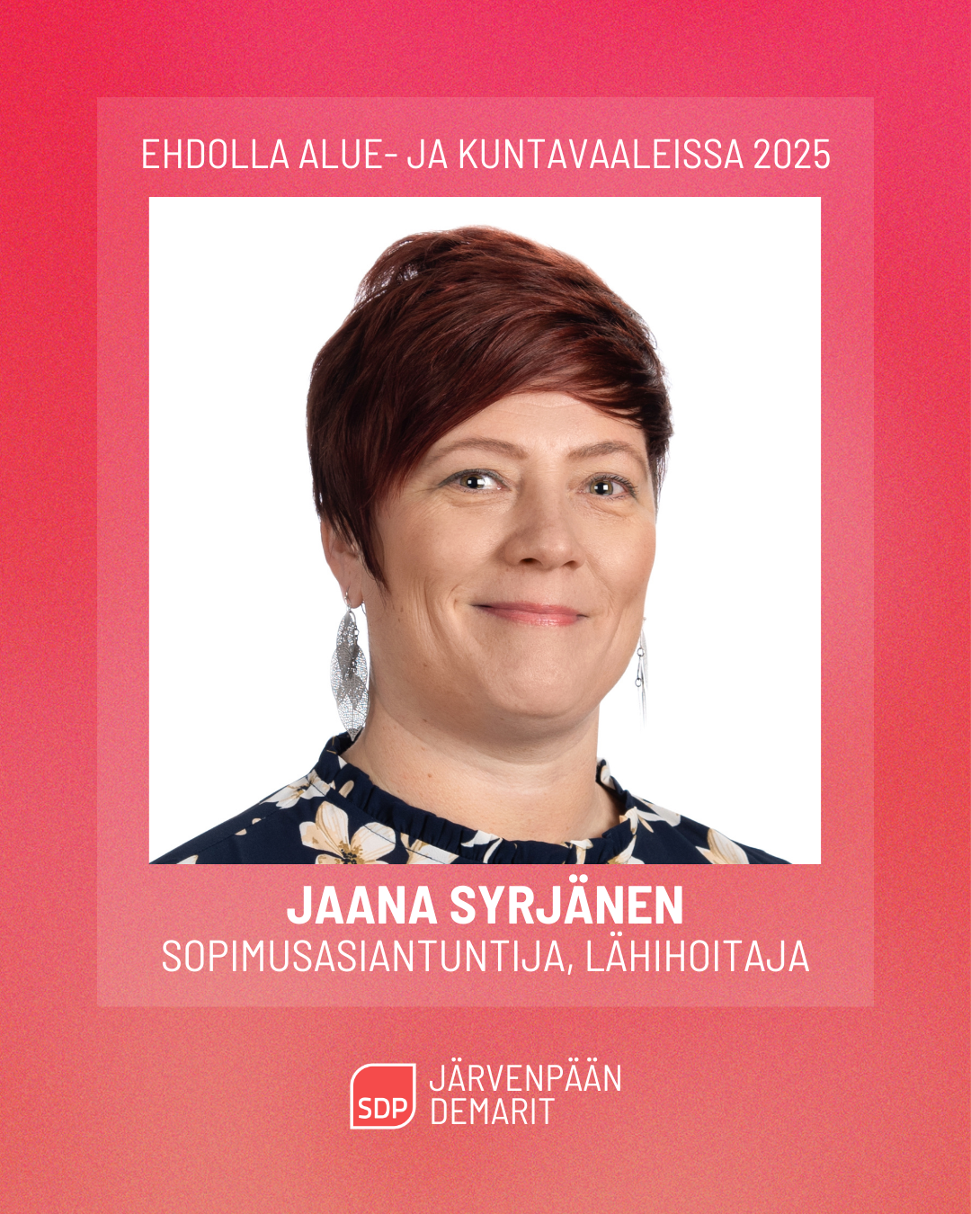 Ehdokasesittely: Jaana Syrjänen