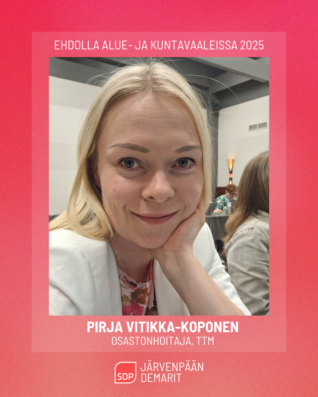 Ehdokasesittely: Pirja Vitikka-Koponen