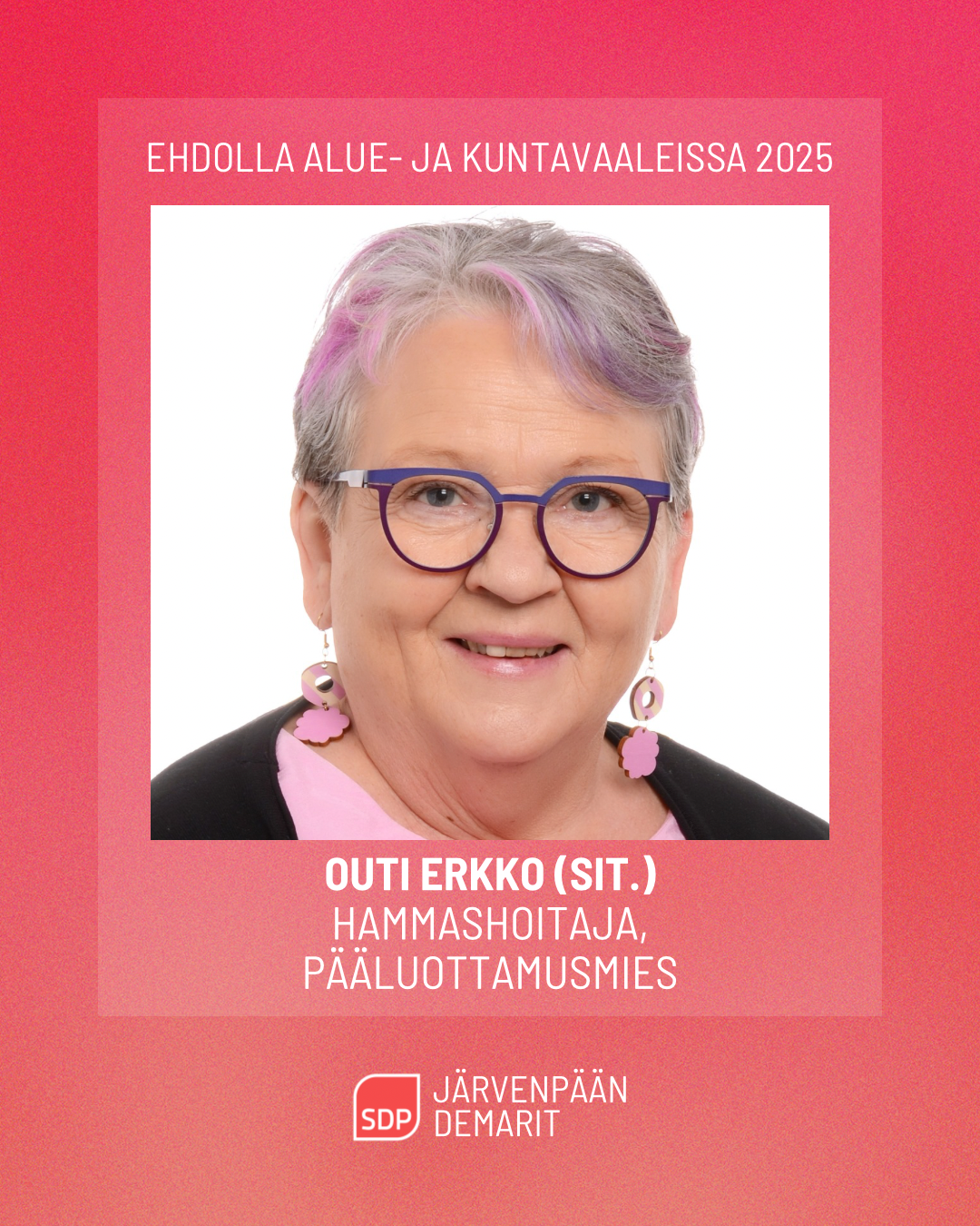 Ehdokasesittely: Outi Erkko (sitoutumaton ehdokas)