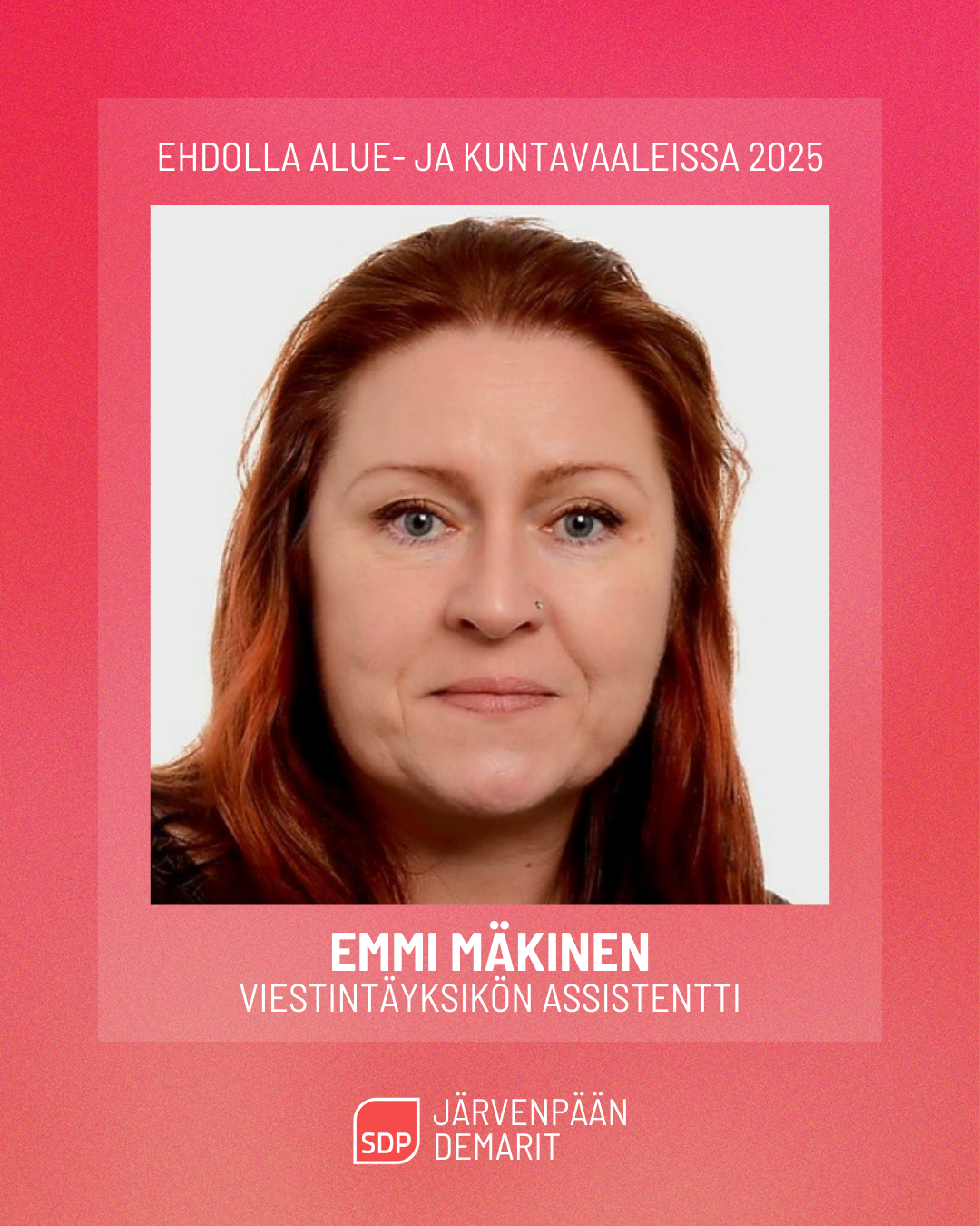 Ehdokasesittely: Emmi Mäkinen