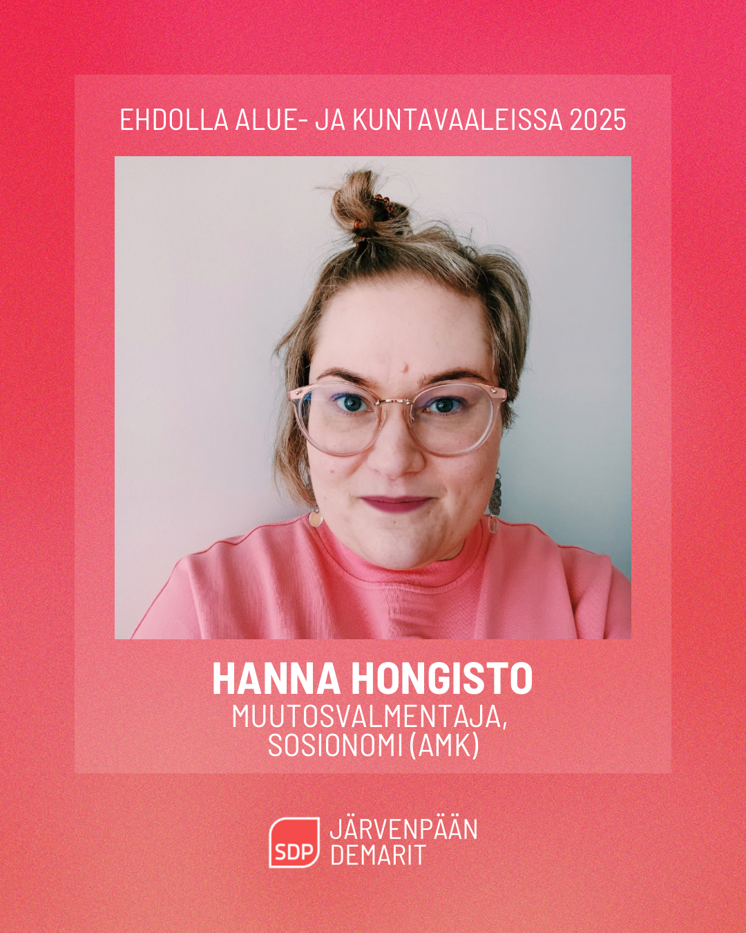 Ehdokasesittely: Hanna Hongisto