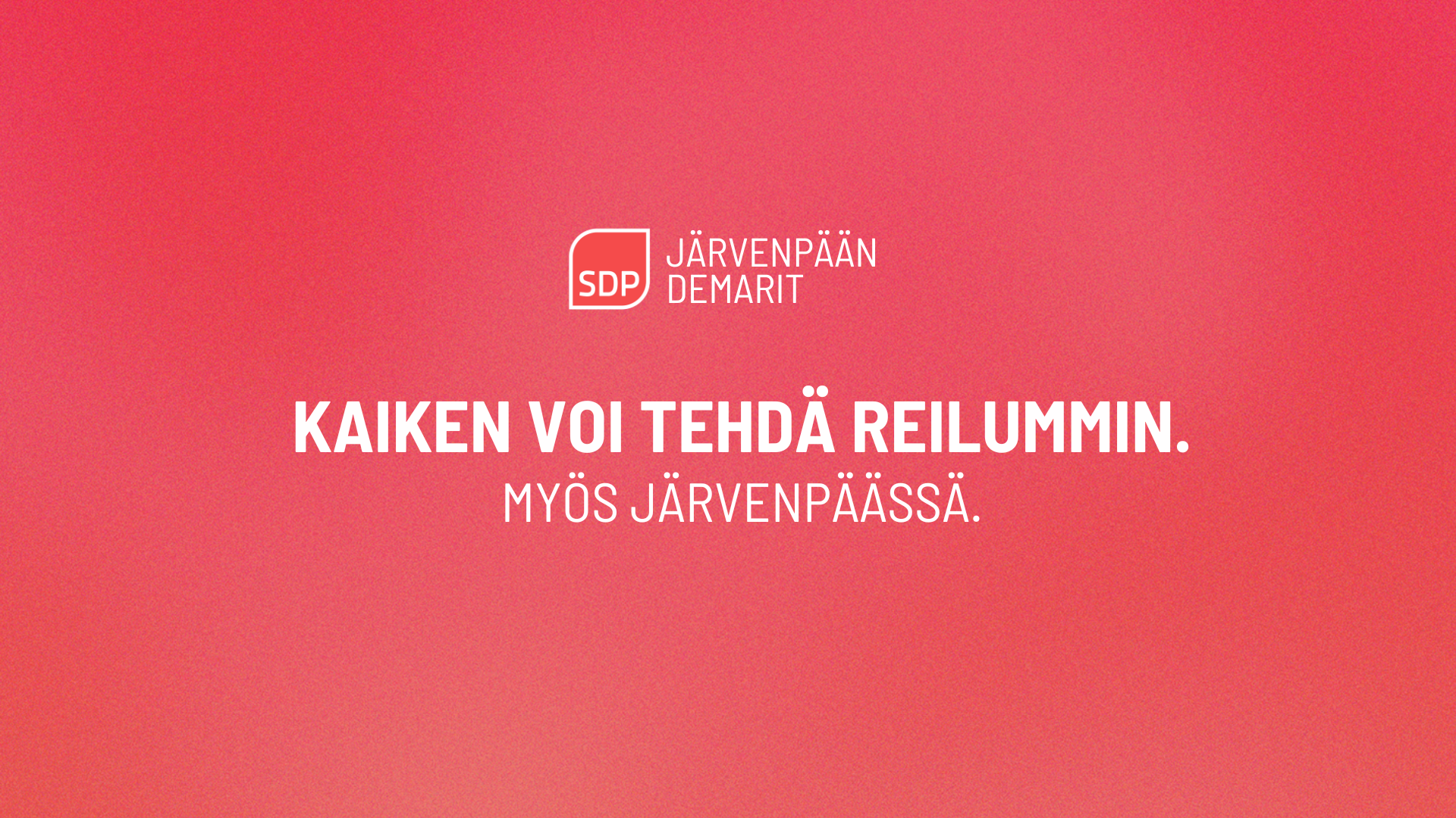 Vaalitapahtumat viikolla 12