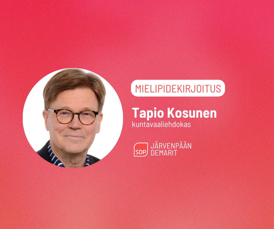 Tapio Kosunen: Koulutus ja osaaminen edistävät työllistymistä  