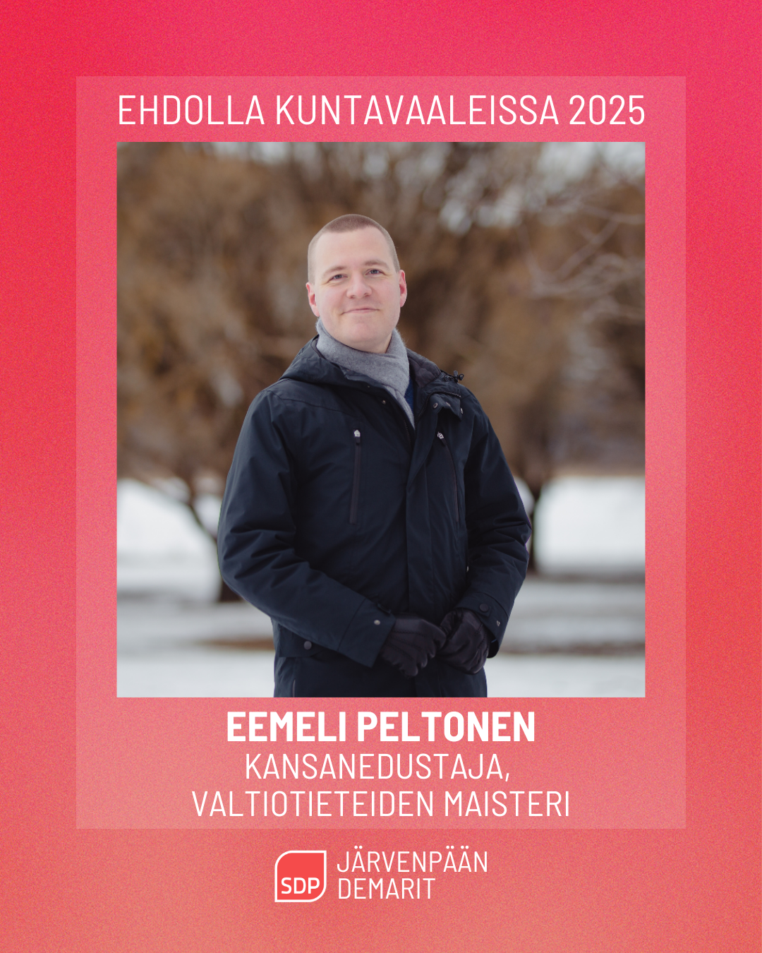 Ehdokasesittely: Eemeli Peltonen