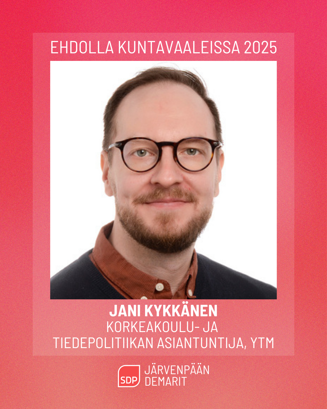 Ehdokasesittely: Jani Kykkänen