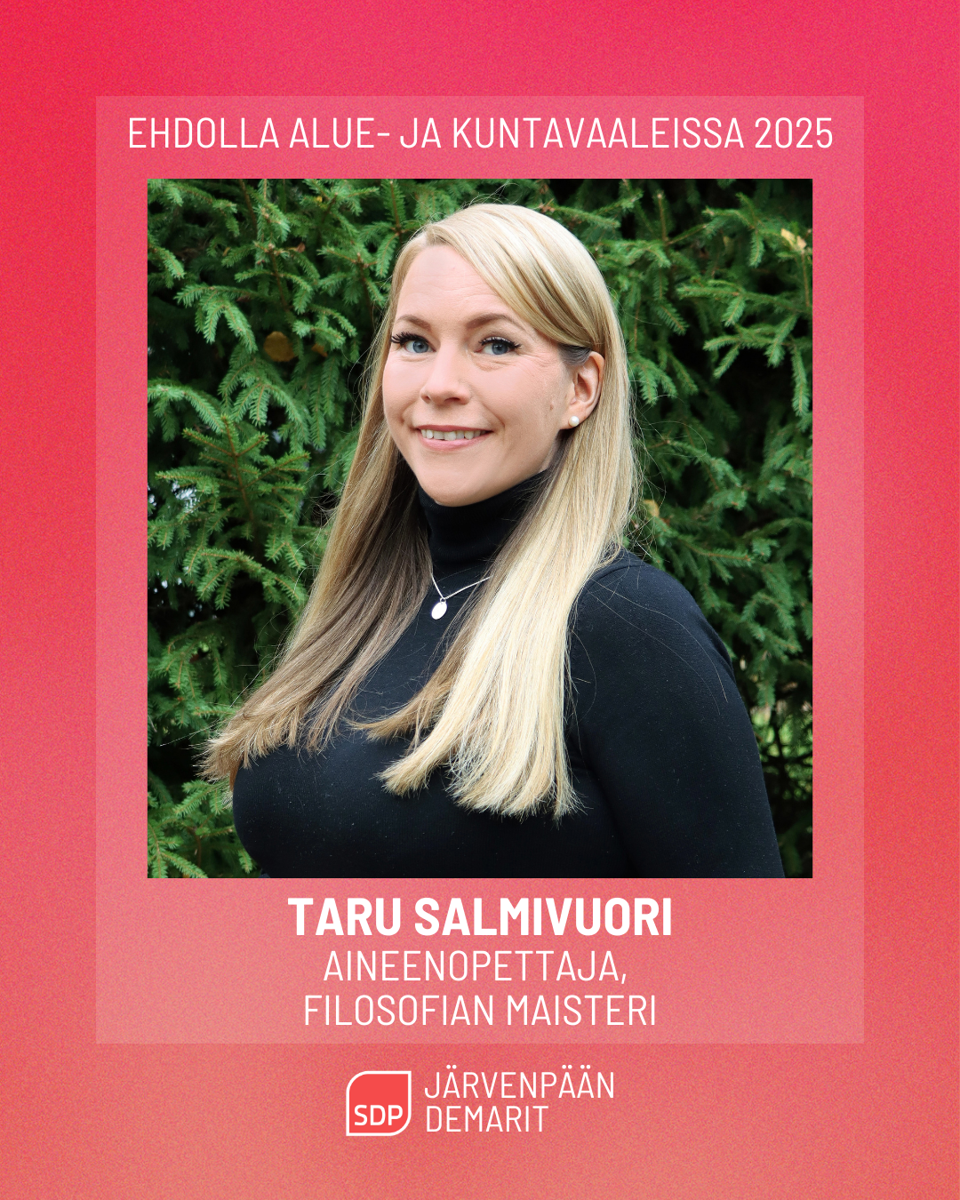 Ehdokasesittely: Taru Salmivuori