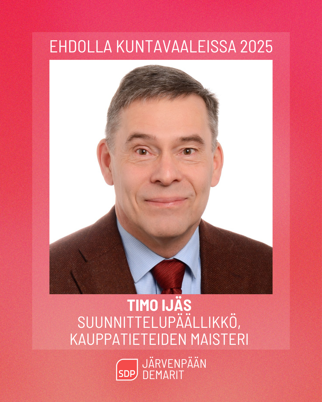Ehdokasesittely: Timo Ijäs