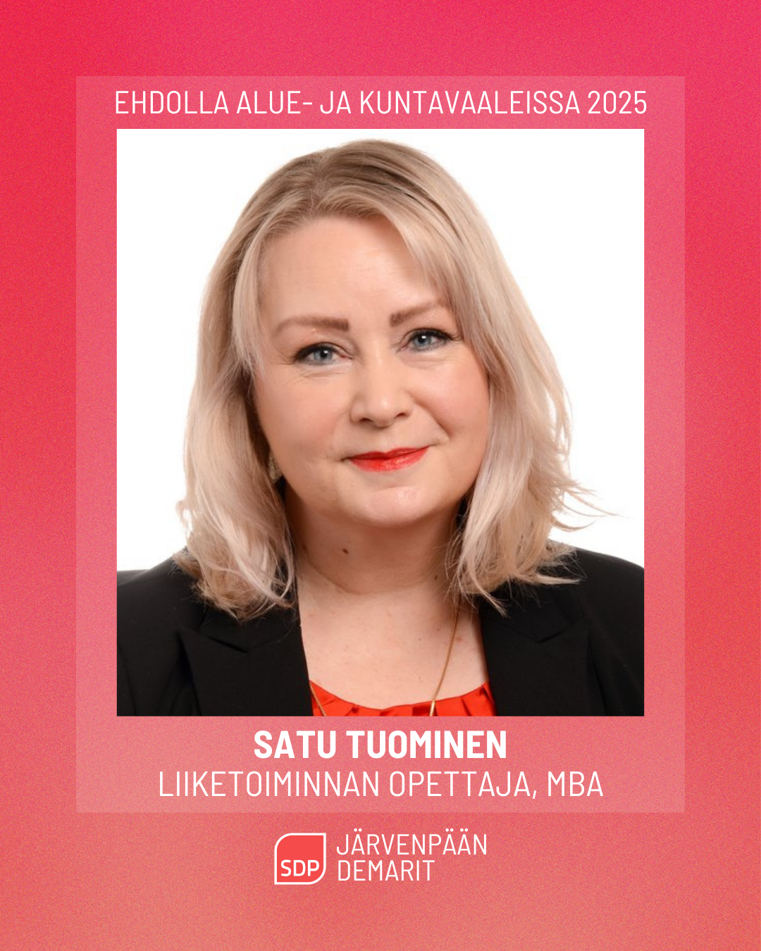 Ehdokasesittely: Satu Tuominen
