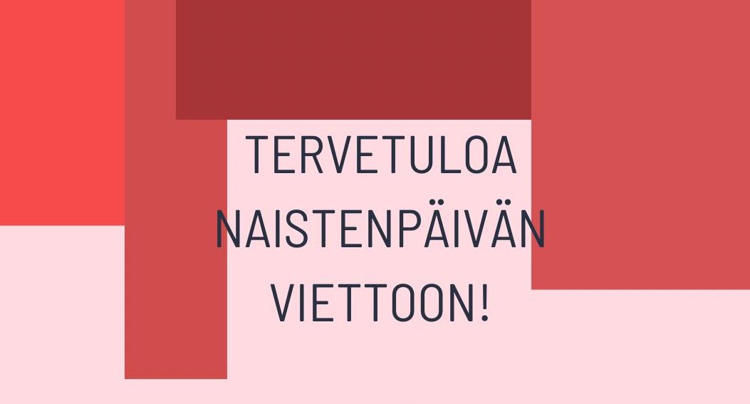 Naistenpäivän etkot Järvenpään torilla 7.3. klo 10-12